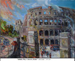 Infinity Play. Colosseo, Rome, Oil on Canvas